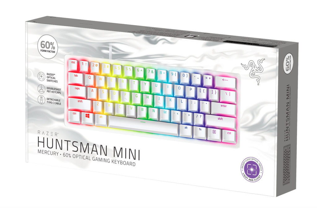 Razer Huntsman Mini - Clicky Optical Switch - US - Mercury