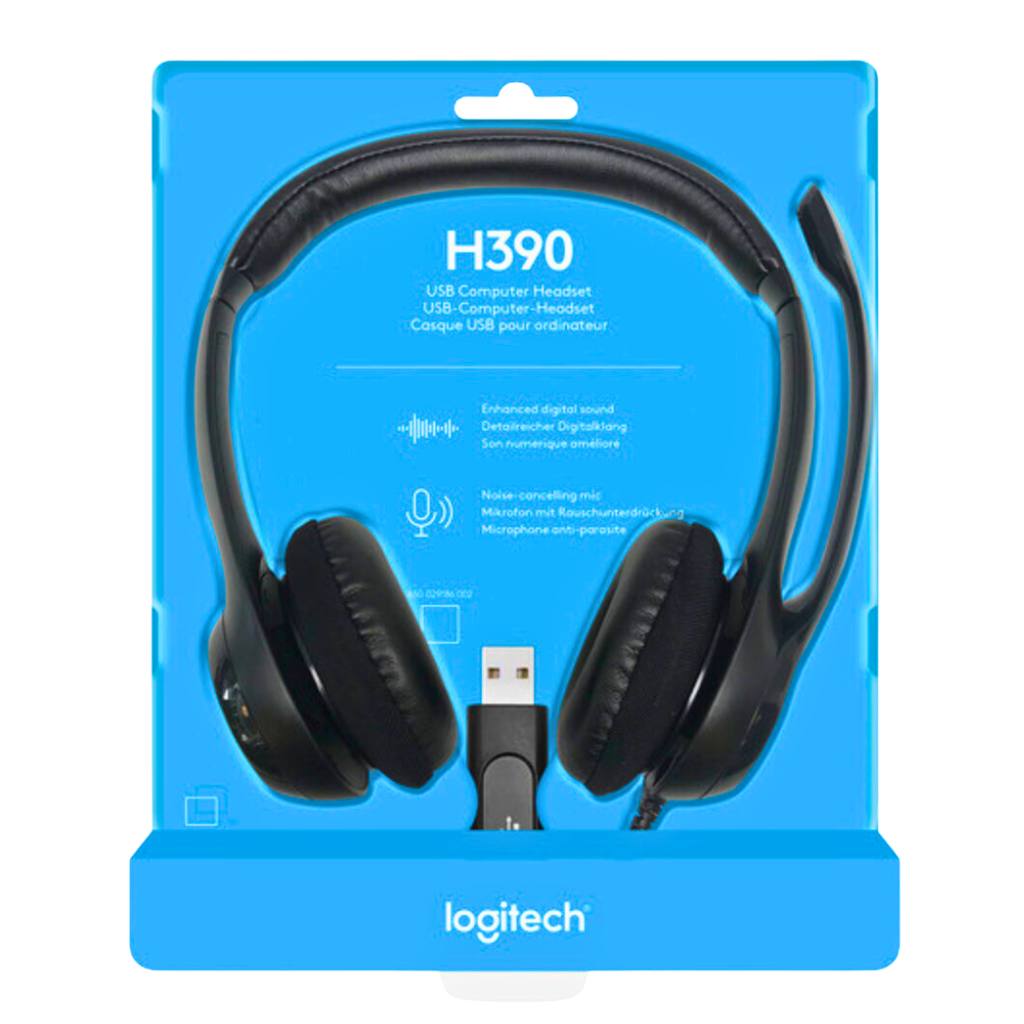 Auriculares USB H390 para computadora