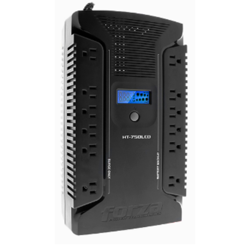 Forza HT-750LCD UPS 750VA/450W 120V 12-NEMA 2-USB 50/60Hz