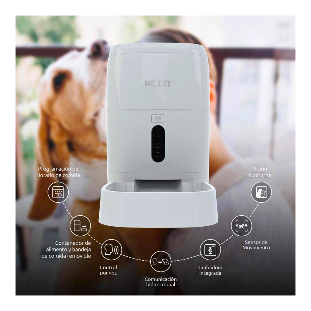 Nexxt Solutions Connectivity Pet Feeder - Camera 1080p