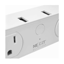 Nexxt Solutions Connectivity NHP-D610 -wireless -2 Toma corrientes - 2 puertos USB - Compatible con Amazon Alexa y Google Assistant - 1875 W de potencia maxima - 200 joules