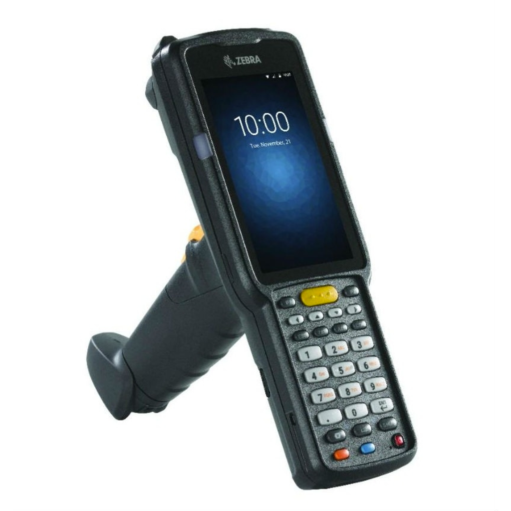 MC33 con Pistola, 802.11 a/b/g/n/ac, Bluetooth, 2D SE4770, pantalla de 4,0", 29 teclas, batería de capacidad extendida, Android GMS, 4 GB de RAM/32 GB de ROM, sensores, NFC, RW