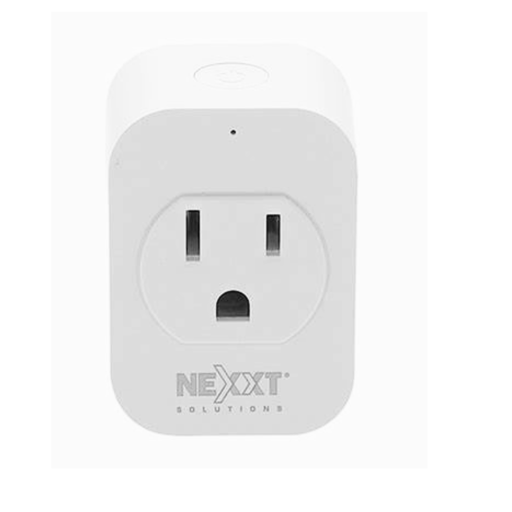 Nexxt -  Solutions Connectivity Enchufe Inteligente - AHIWPSO4U1 - Wi-Fi - 1 Toma corriente - Compatible con Amazon Alexa y Google Assistant - 50/60Hz - 1250W de potencia maxima