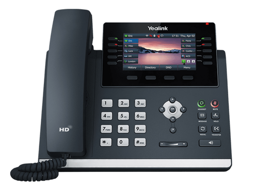 [SIP-T46U] IP Phone Yealink Ultra elegant gigabit, 4.3`` Color screen 16 SIP account