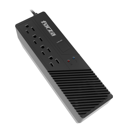 [FVR-1011] Forza - Automatic voltage regulator - AC 110 V - 8 Outlets - 1200 VA - 600W NEMA 5-15 2-USB (copia)